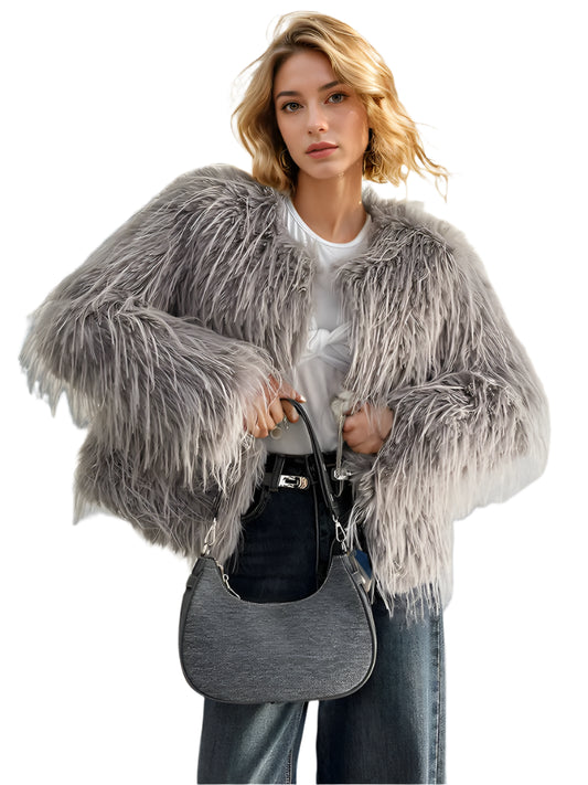 Women Short Fur Coat