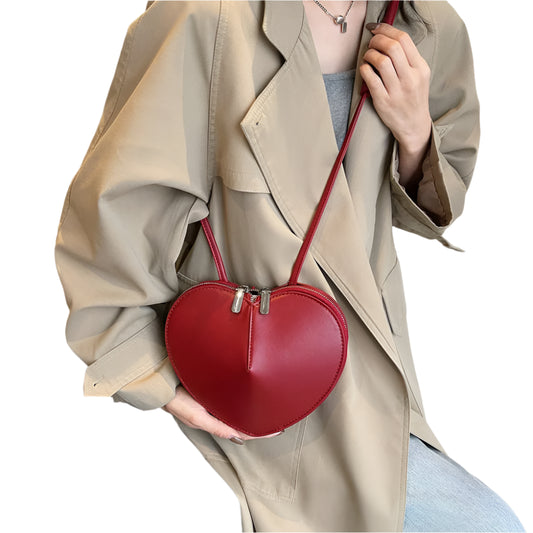 Women Heart Shaped Crossbody Bag | Sling Purse