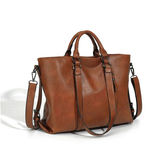 Women Vintage Leather Tote Bag