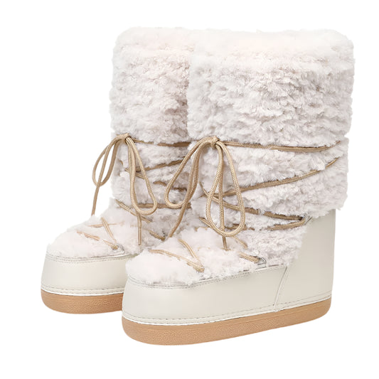 Women Snow Boots | Lamb Shoes | High Top Boots