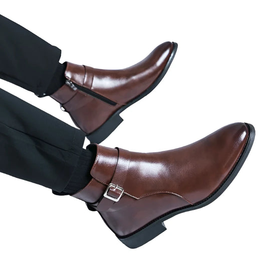 Men Classic Chelsea Boots | Heeled Boots | Ankle Boots