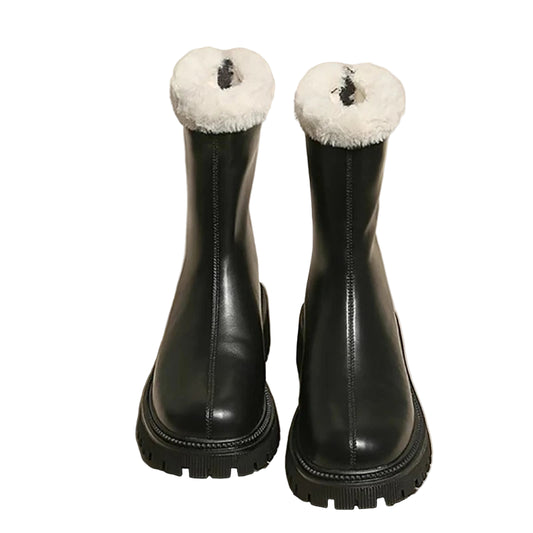 Women Winter Warm Plush Ankle Boots | Non Slip Boots