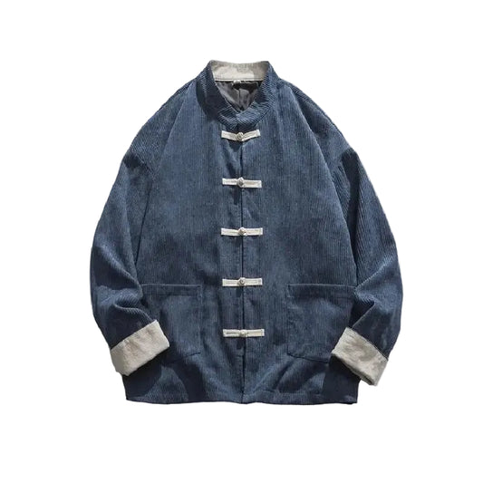 Men Tracksuit | Spring | Corduroy Two-Piece Set | Casual Jacket | Vintage