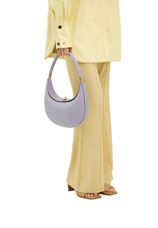 Women Half Moon Shoulder Bag | Luxury Leather Bag | Underarm Handbag | Crossbody Bag