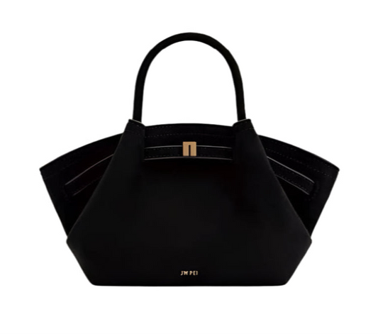 Women Micro Leather Suede Underarm Bag | French Shoulder Bag | Top-Handle Bag | Dumpling Bag