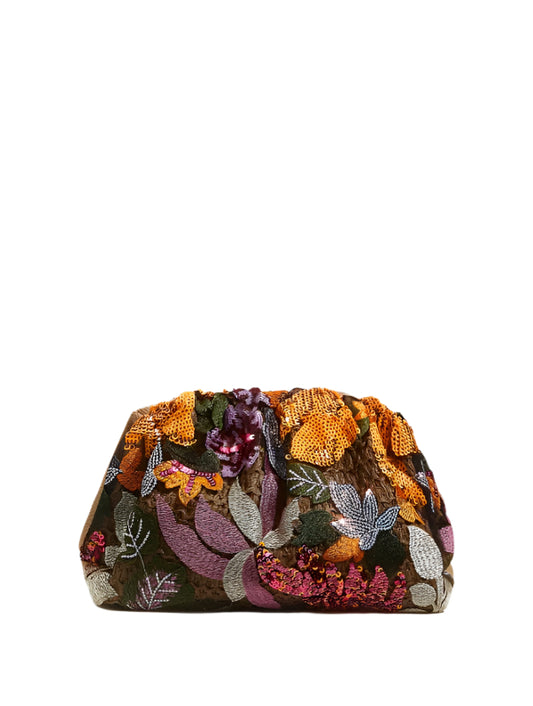 Women Retro Beaded Clutch | Evening Bag | Classic Shiny Banquet Bag