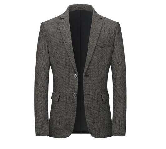 Blazer Men British Style | Casual Suit Fitted