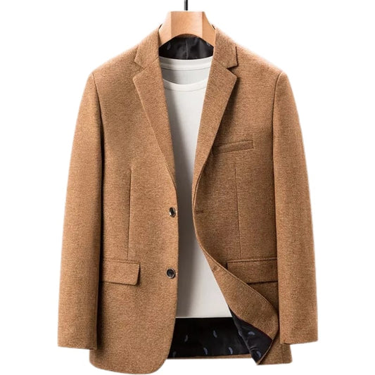Blazer Men British Style | Casual Suit Fitted