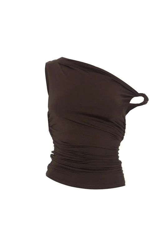 Women Casual Summer Tank Top | Sleeveless | Off Shoulder | Side Knot