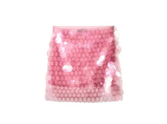 Women Sequin Mini Skirt | Low Rise Bodycon Skirt