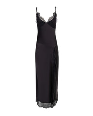 Women Lace Printed Long Dress | V-Neck | Backless | Party Dress | Bodycon Dress