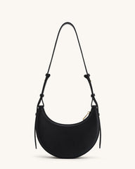Women Leather Half Moon Crossbody Bag | Commuter Bag | Underarm Bag