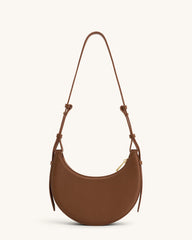 Women Leather Half Moon Crossbody Bag | Commuter Bag | Underarm Bag