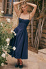 Women Pleated Sling Summer Dress
