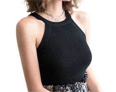 Women Plain Tank Top | Female Sleeveless Sports Vest