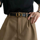 Women Antique Bronze Buckle Belt | Leather Belt | Metal Buckle Belt