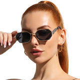 Vintage Rectangle Sunglasses | Retro Metal Rectangle Sunglasses