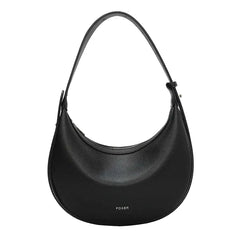 Women Shoulder Bag | Leather Crescent Underarm Bag | Minimalist Crossbody Bag