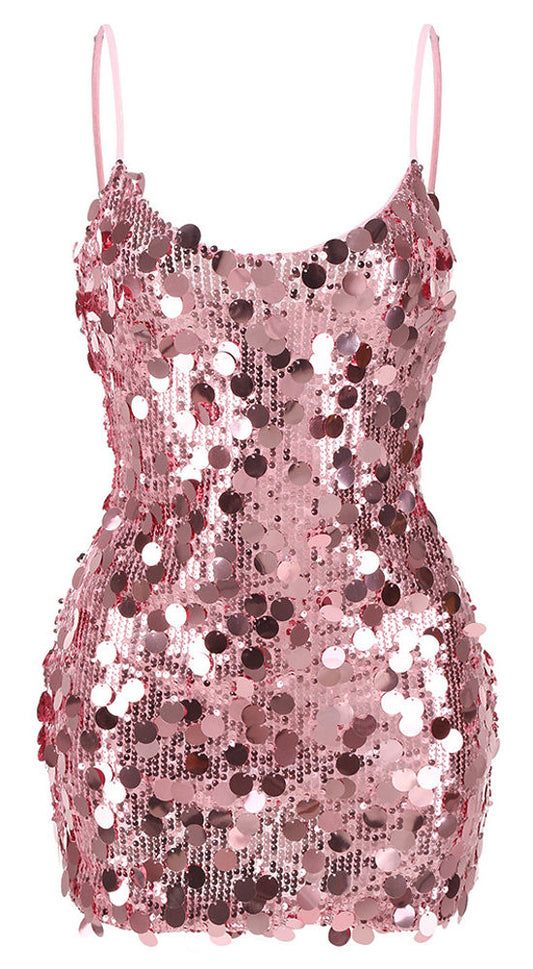 Women Sequin Camisole Dress