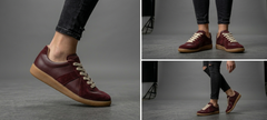 Women Leather Sneakers | Spring | Genuine Leather | Non-Slip | Round Toe | Casual Shoes