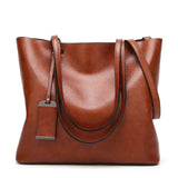 Women Large Leather Office Handbag