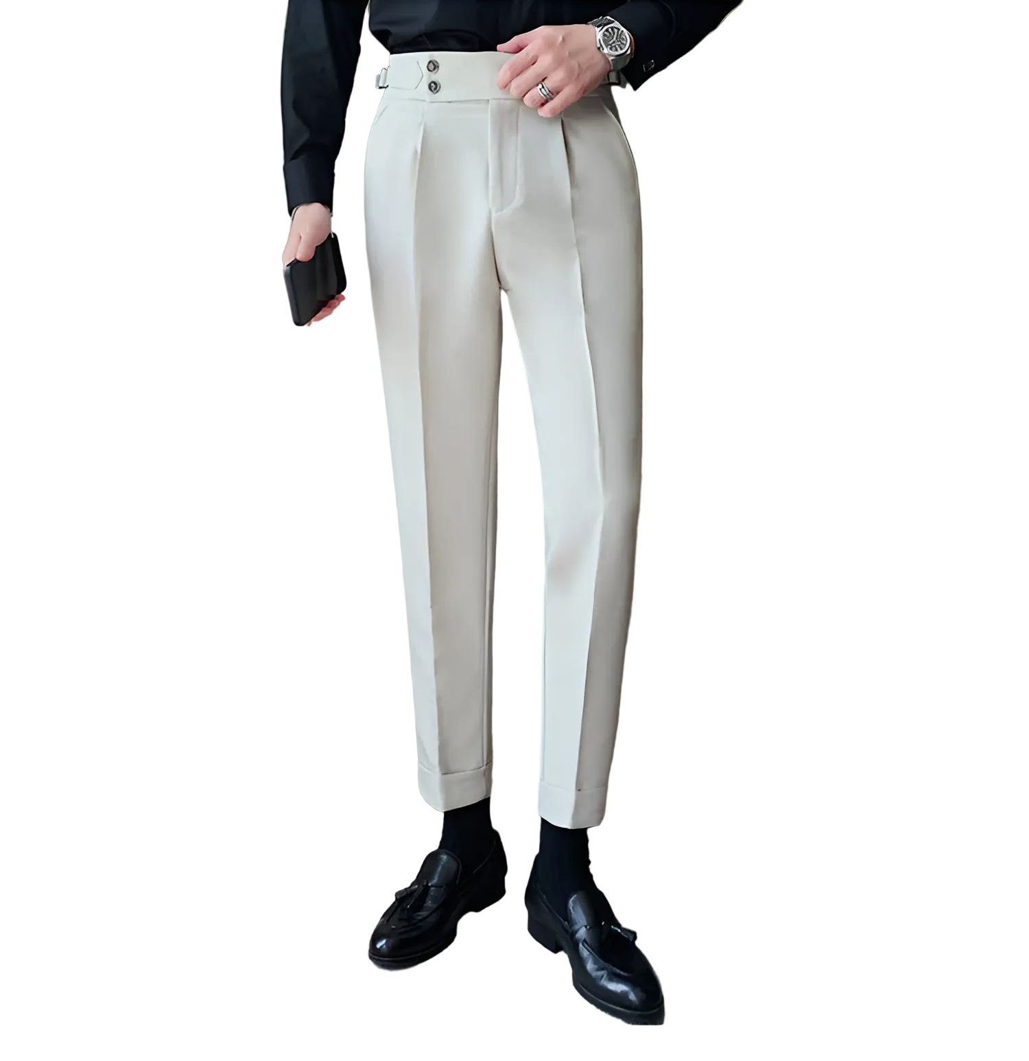 Men High Waisted Vintage Pants | Men Old Money Formal Pants | Formal O Paris Republica Men High Waisted Vintage Pants | Men Old Money Formal Pants | Formal O Paris Republica