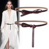 Women Thin Leather Belt | Coat Belt | Dress Belt