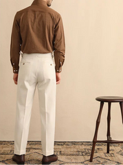 Men Business Suit Pants | Dress Pants | Parisian | Button-Down Style Trouser