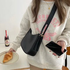 Women Leather Dumpling Crossbody Bag | Small Shoulder Bag