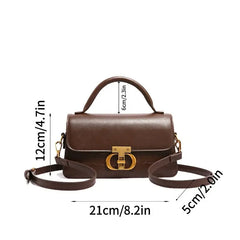 Women Vintage Leather Handbag | Crossbody Bag