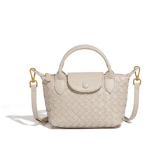 Women Woven Shoulder Bag | Small Dumpling Bag | Bucket Bag | Crossbody Bag | Lunch Box Bag
