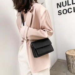 Women Vintage Flap Bag | Mini Leather Shoulder Bag