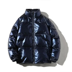 Unisex Metallic Warm Winter Jacket | Thick Waterproof Puffer Jacket | Windproof Jacket