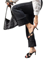 Women Leather Rivet Bag