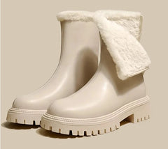 Women Winter Warm Plush Ankle Boots | Non Slip Boots
