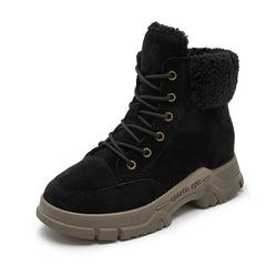 Women Genuine Leather Snow Boots | Winter Shoes | Non-Slip Ankle Boots
