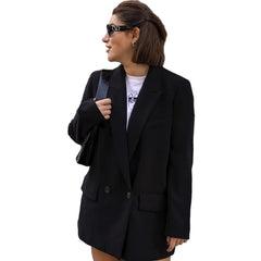 Women Oversized Blazer | Jacket | Office Casual Long Blazer | Spring | Long Sleeve