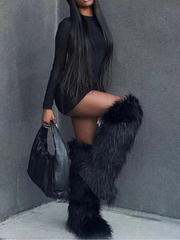 Women Over-The-Knee Boots | High Boots | Winter | Fur Snow Boots | Warm Boots | Non-Slip