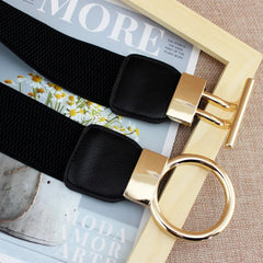 Women Dress Belts | Round Buckle Belt