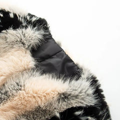 Women Fur Jacket | Short Coat | Elegant Fluffy Loose Jacket | Warm Long Sleeve Jackett | Fur Coat