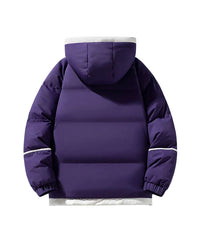 Unisex Thick Hooded Puffer Jacket | Windbreaker Jacket | Warm Parka Winter Jacket