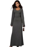 Women Knit Dress With Flared Sleeves | Sweater Dress