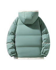 Unisex Thick Hooded Puffer Jacket | Windbreaker Jacket | Warm Parka Winter Jacket