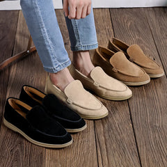 Men Genuine Leather Loafers | Moccasins | Suede Loafers