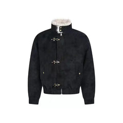 Unisex Bomber Jacket | Thick Wool Inner | Parka Retro Jacket