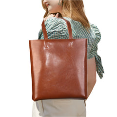 Women Genuine Leather Tote Bag | Large Capacity Leather Bag