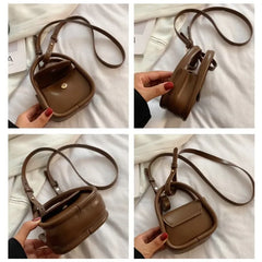 Women Leather Mini Shoulder Bag
