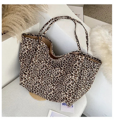 Women Large Leopard Tote Bag