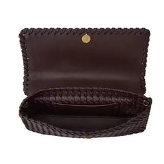 Women Leather Woven Bag | Shoulder Bag | Armpit Handbag