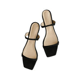 Women Minimalist Slide Sandals | Summer Flats